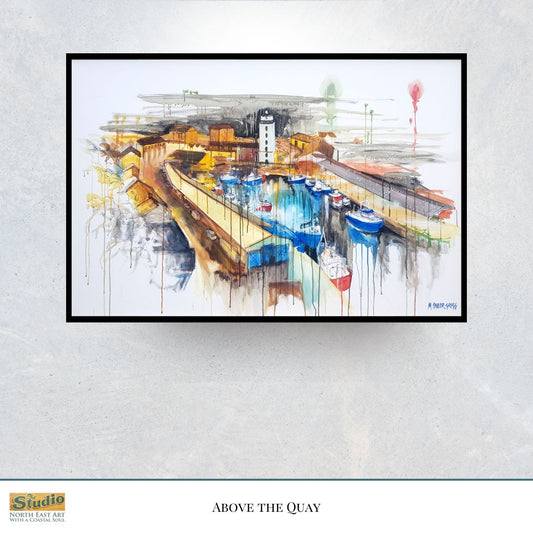 Above the Quay - Original painting