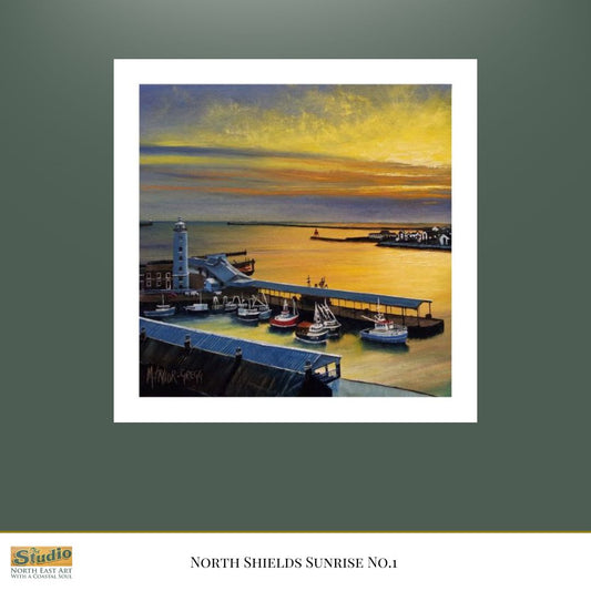 North Shields Sunrise No.1 - Limited Edition Print