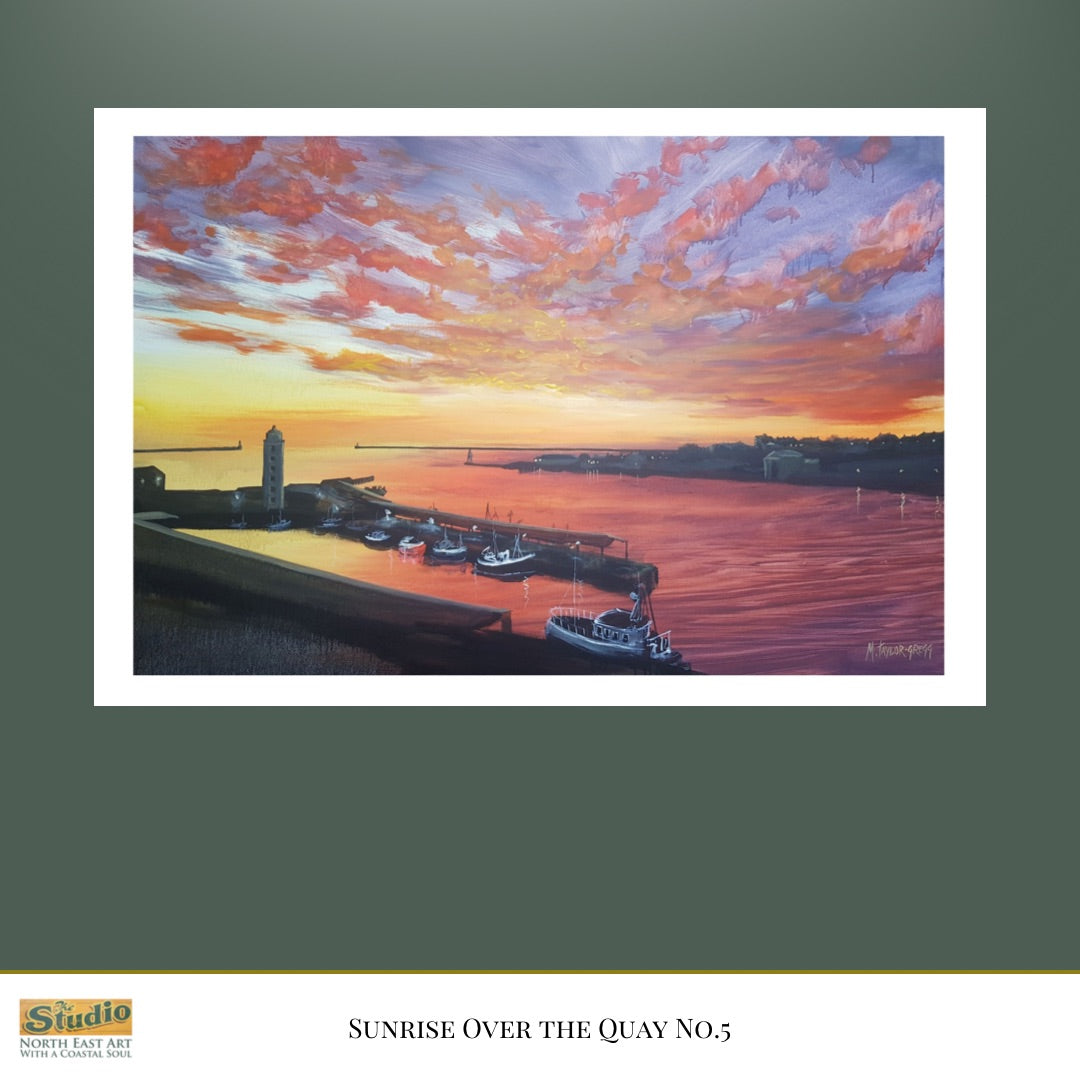 Sunrise Over the Quay No.5 - Limited Edition Print