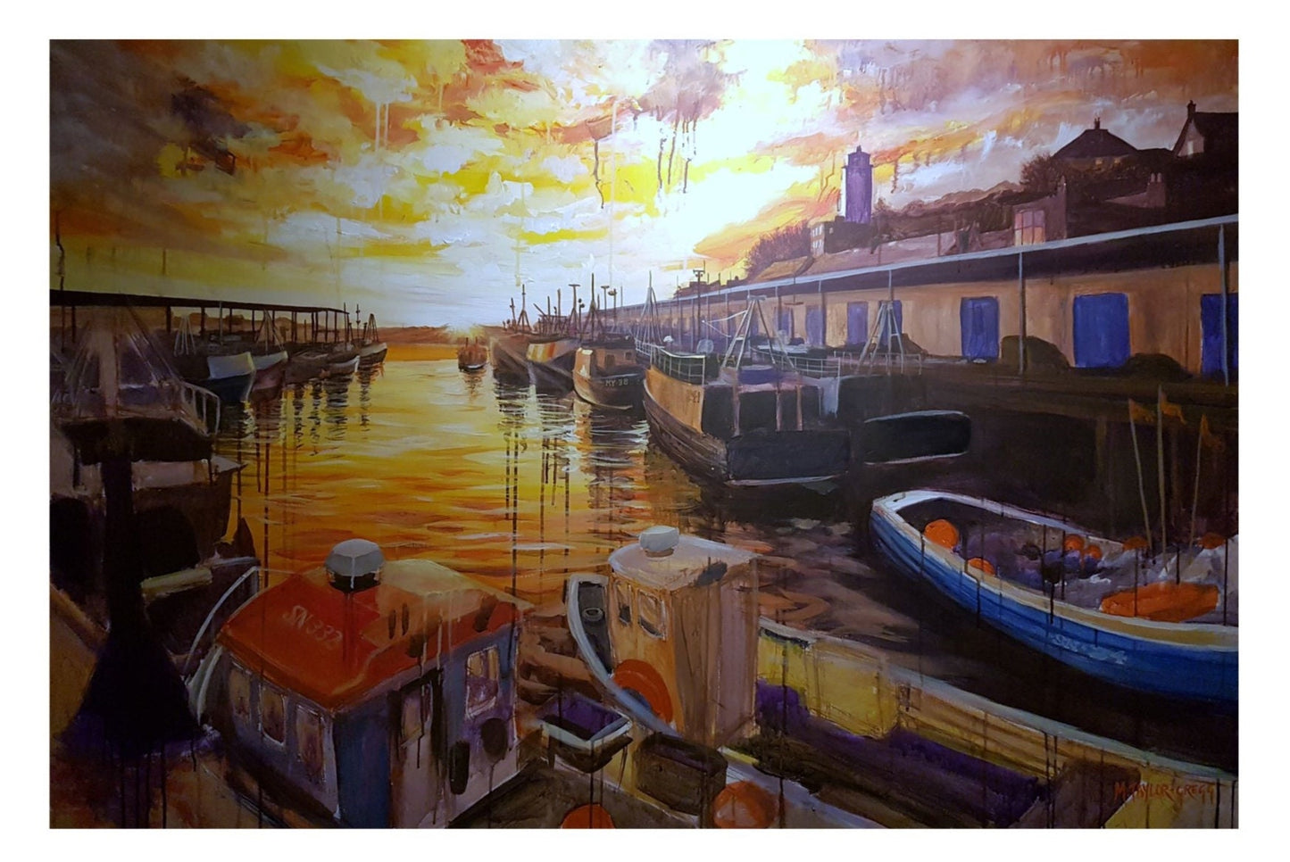 Sunset on the Quay No.4 - Limited Edition Print