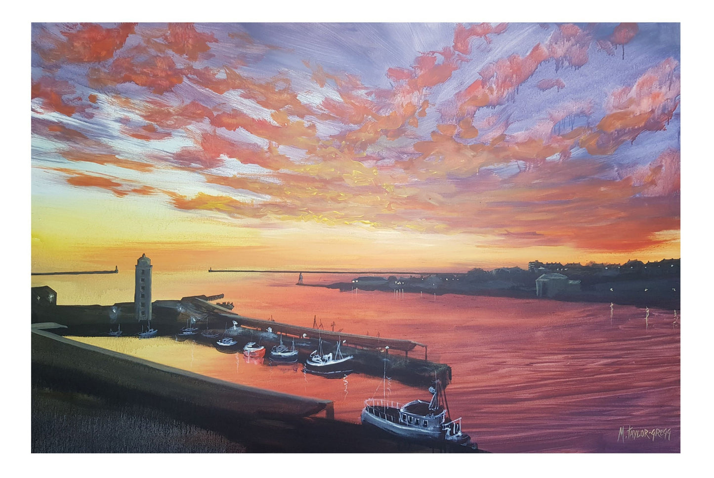 Sunrise Over the Quay No.5 - Limited Edition Print